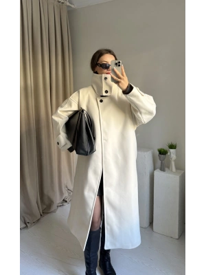 Ekru Dik Yaka Trend Kaban