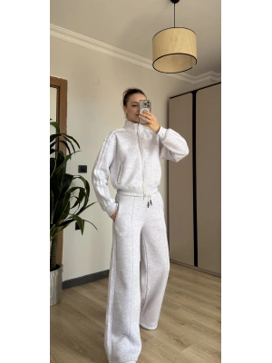 Gri Marka Model Hırka Eşofman Takım