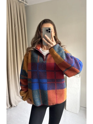 Oys Muadil Renkli Peluş Kazak