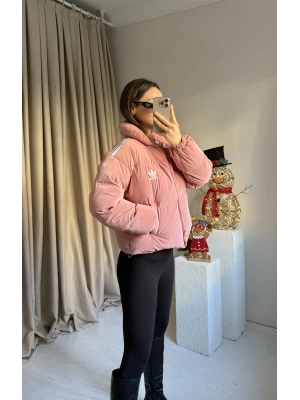 Pembe Marka Şişme Mont