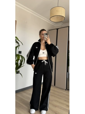 Siyah Denim Ceket Pantolon Takım
