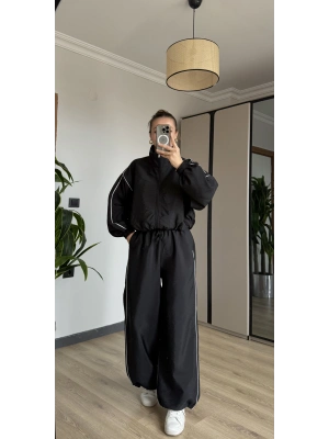 Siyah Oysh Model Eşofman Takımı