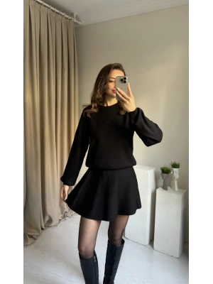 Siyah Triko Etek Takım