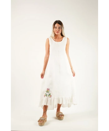 Floria Keten Elbise