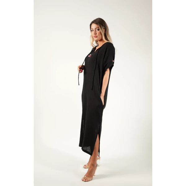 Violet Müslin Elbise