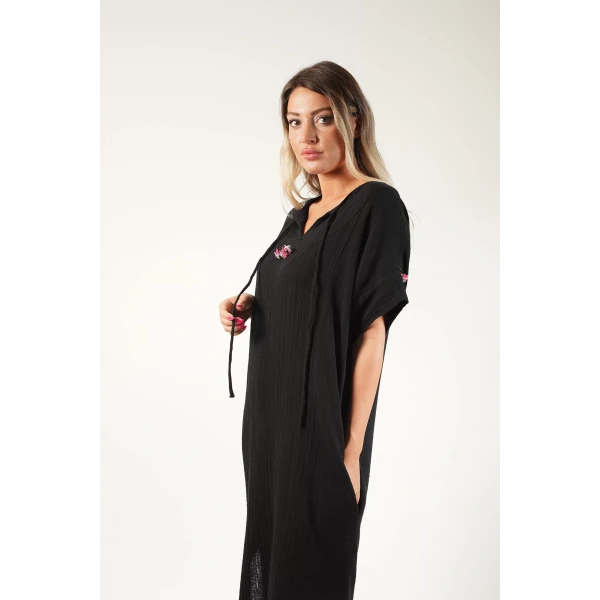 Violet Müslin Elbise