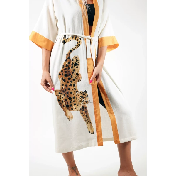 Cheetah Kimono