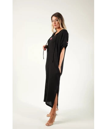 Violet Müslin Elbise