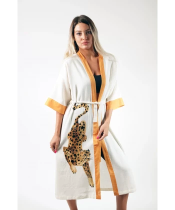Cheetah Kimono