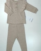 BEJ MİNİK ÇİÇEKLER 3M/62CM KIZ 2 Lİ PİJAMA TAKIM