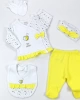 Kız Bee Sarı Pantalonlu 5 li Set