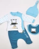Erkek Baby Zebra 5 li Set