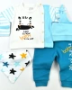 Erkek Baby Zebra Patiksiz 4 lü Set