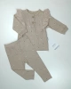 BEJ MİNİK ÇİÇEKLER 3M/62CM KIZ 2 Lİ PİJAMA TAKIM