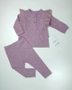 Kız Minik Çiçekler Bebek Pijama Takımı