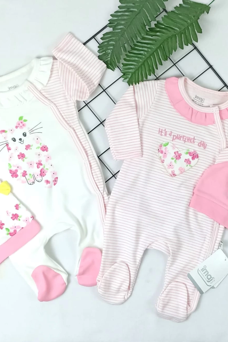 Kız Kıtty Şapkalı 2 li Tulum Set