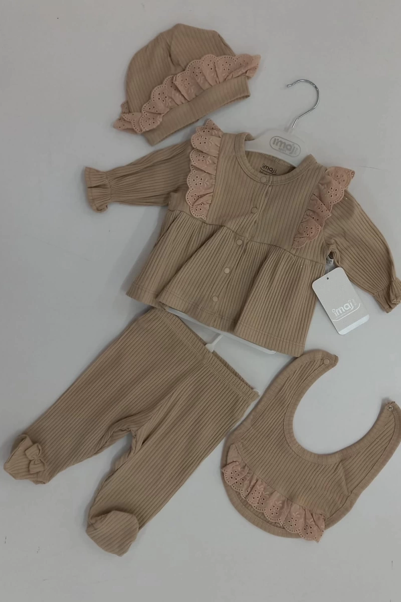 Kız Naturel Fistolu 5 li Set