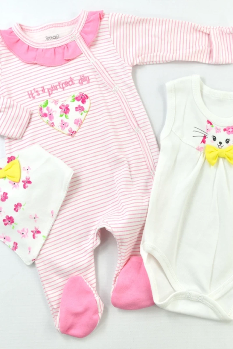 Kız Kıtty Badili 3 Parçalı Tulum Set