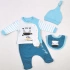 Erkek Baby Zebra 5 li Set