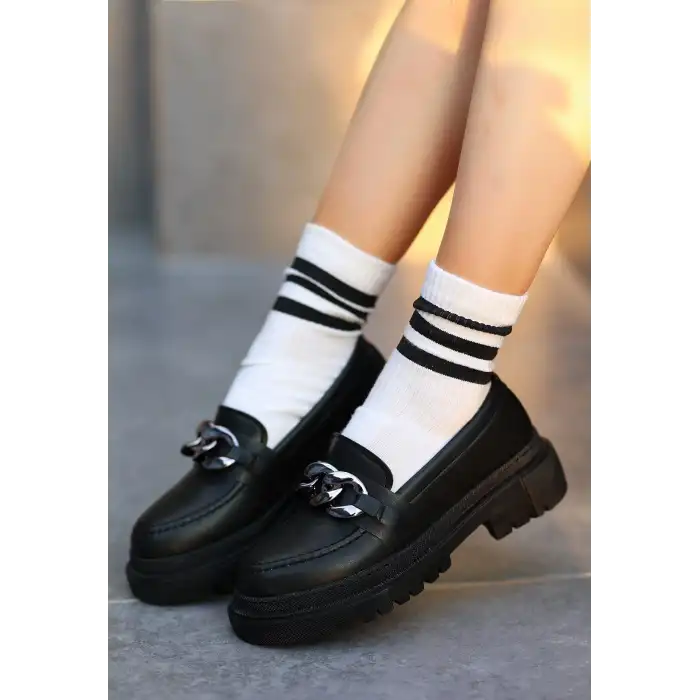 BİGA SİYAH CİLT  AYAKKABI