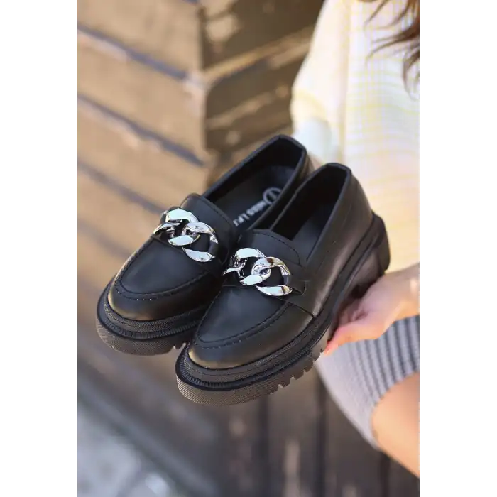 BİGA SİYAH CİLT  AYAKKABI