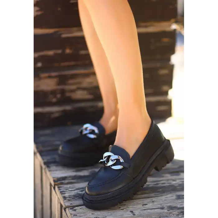 BİGA SİYAH CİLT  AYAKKABI