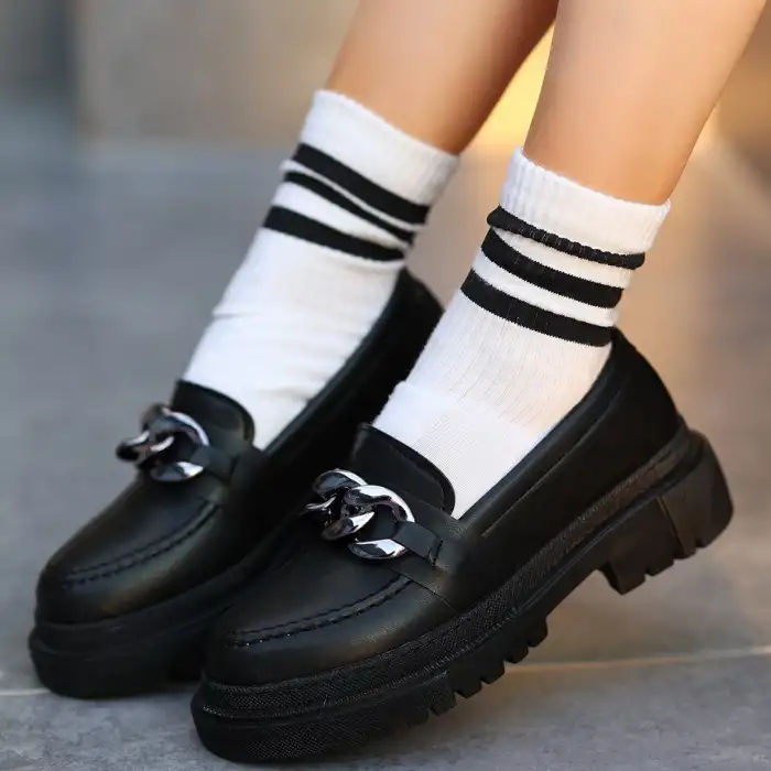 BİGA SİYAH CİLT  AYAKKABI