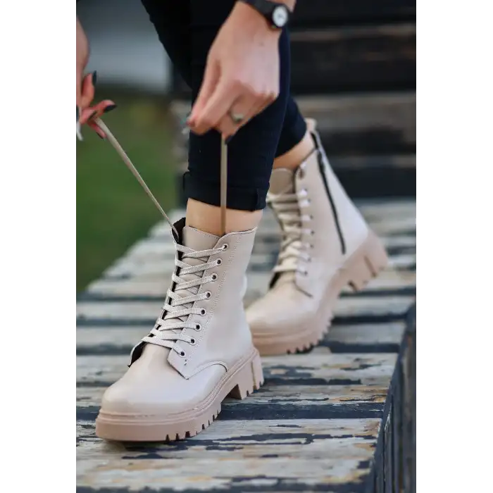 BRİA  NUDE CİLT BAĞCIKLI BOT