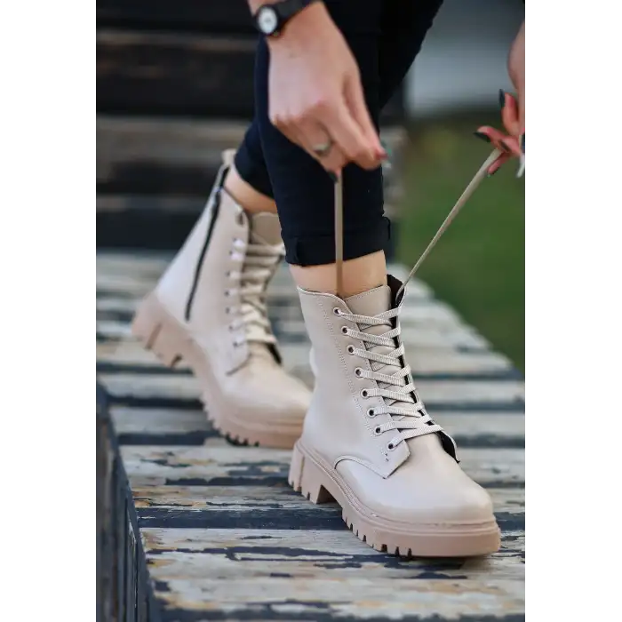 BRİA  NUDE CİLT BAĞCIKLI BOT