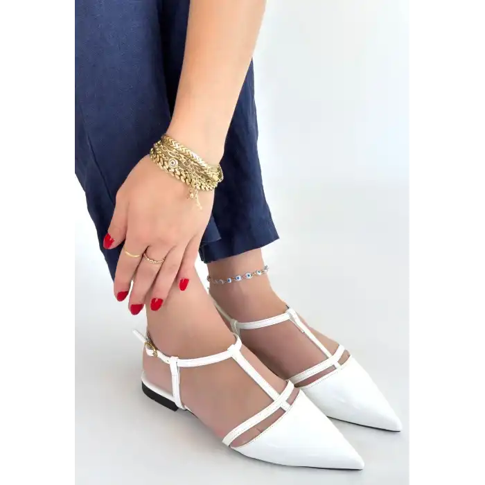 CANCA BEYAZ RUGAN BABET AYAKKABI