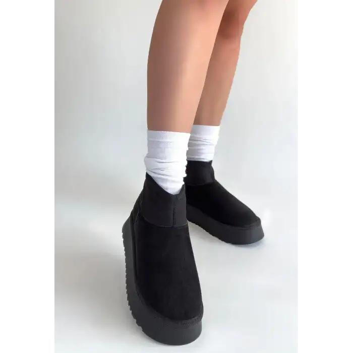 CUEN SİYAH SÜET BOT