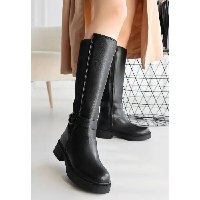 DİONA SİYAH CİLT ÇİZME