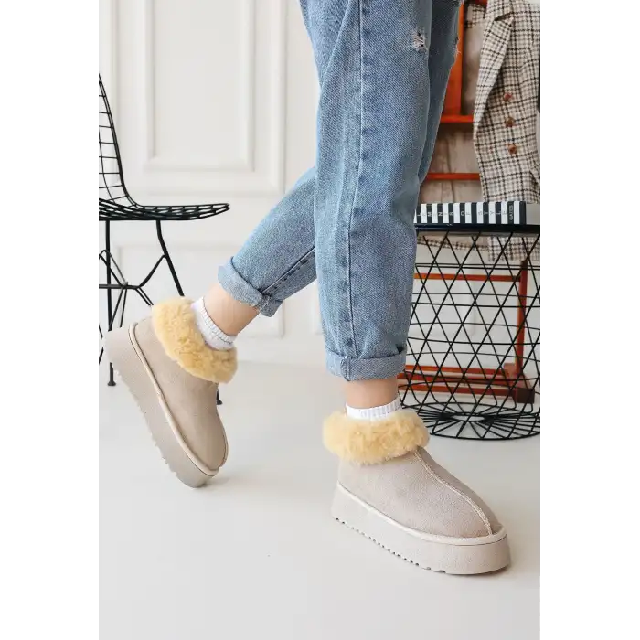 EDALİ BEJ SÜET BOT