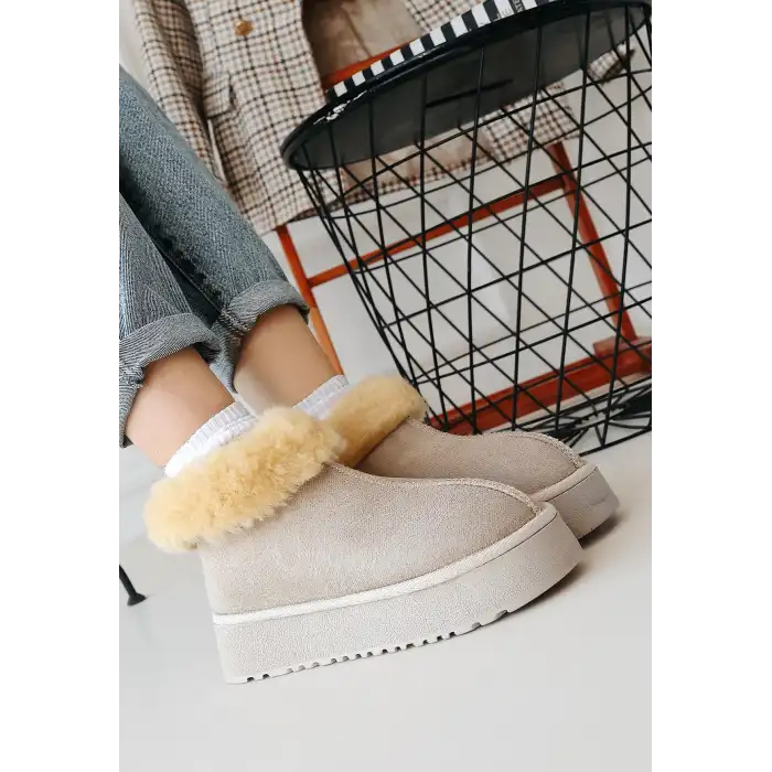 EDALİ BEJ SÜET BOT