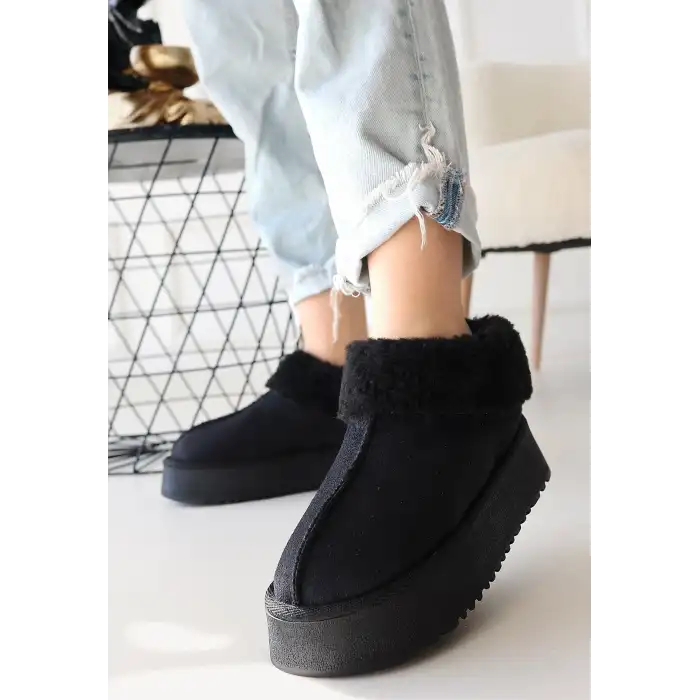 EDALİ SİYAH SÜET BOT