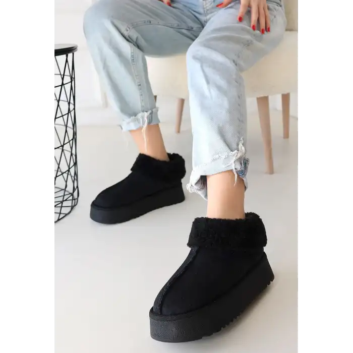 EDALİ SİYAH SÜET BOT