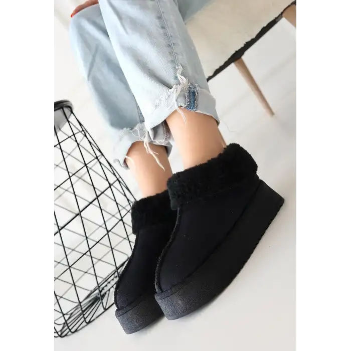 EDALİ SİYAH SÜET BOT