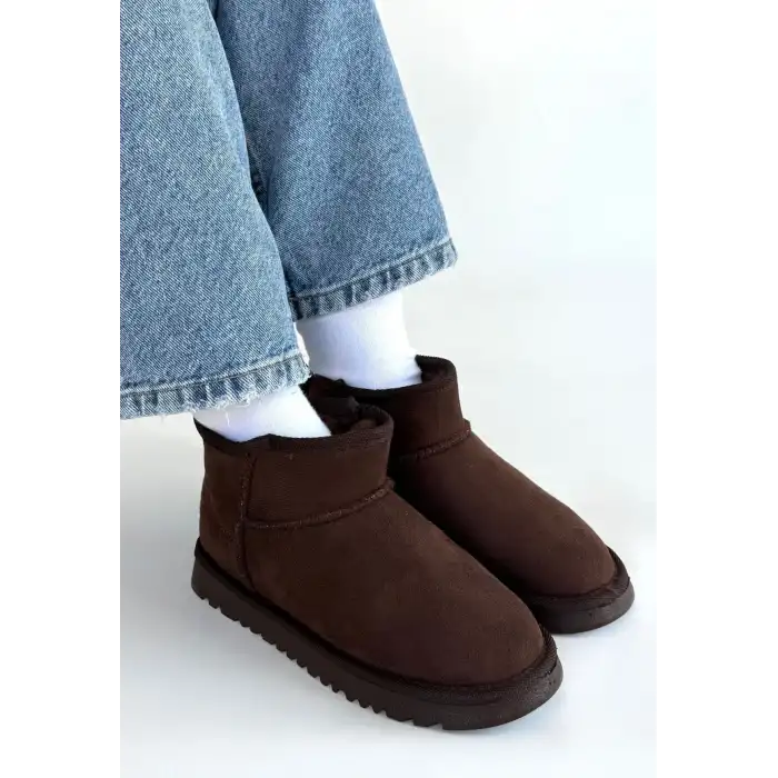 ELSA KAHVERENGİ SÜET BOT