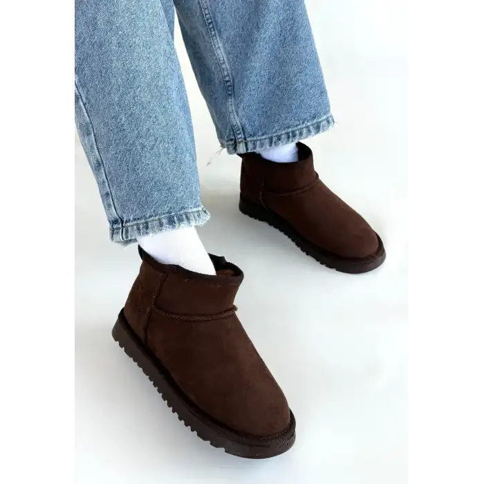 ELSA KAHVERENGİ SÜET BOT