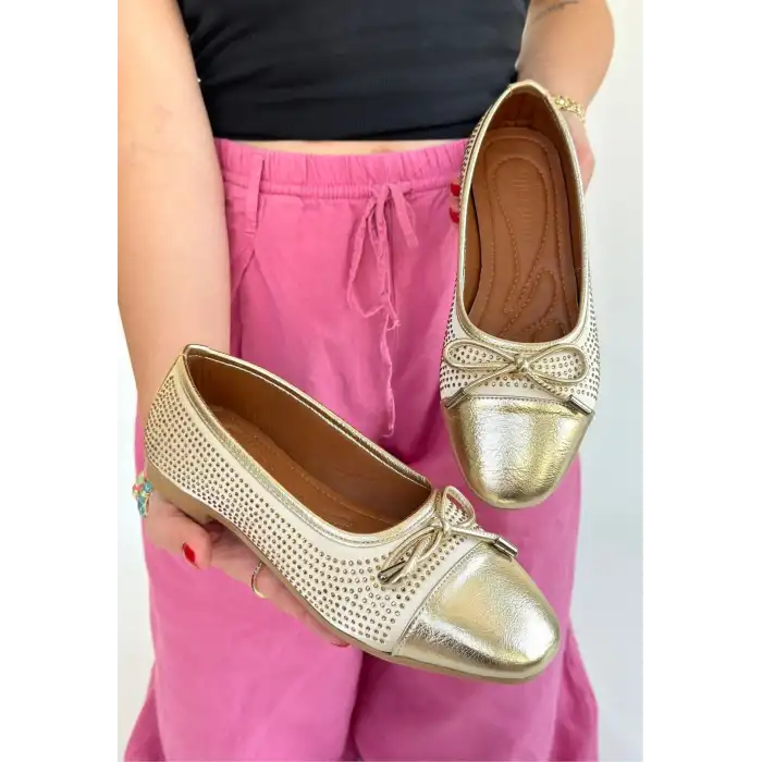 ETYA GOLD CİLT BABET AYAKKABI