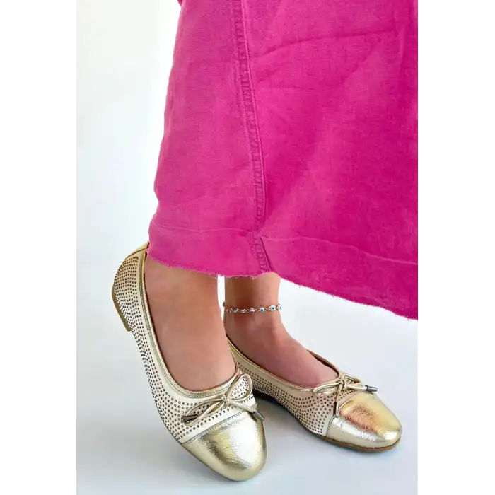 ETYA GOLD CİLT BABET AYAKKABI
