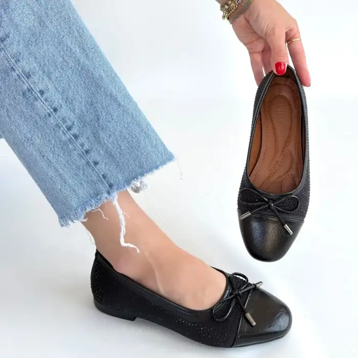 ETYA SİYAH CİLT BABET AYAKKABI