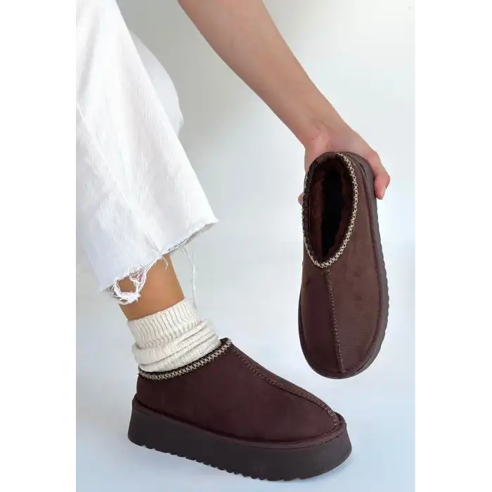 FOYK KAHVERENGİ SÜET BOT