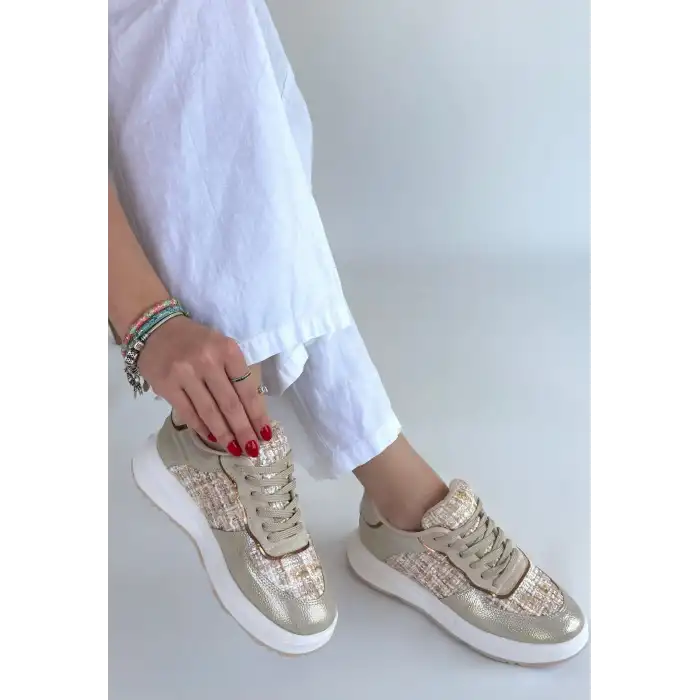 HAWER BEJ CİLT BAĞCIKLI SPOR AYAKKABI