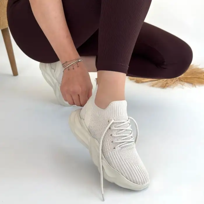 HENTA BEJ TRİKO BAĞCIKLI SPOR AYAKKABI