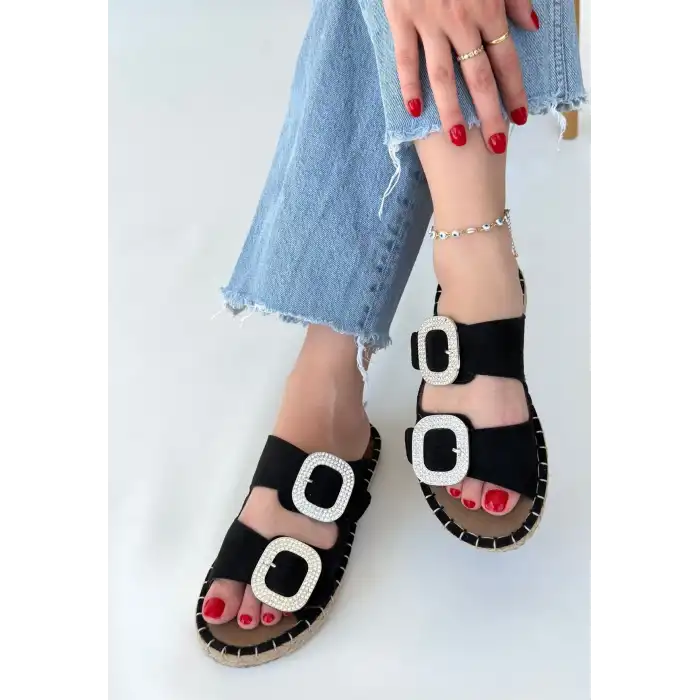 HERTAS SİYAH NUBUK TOKALI TERLİK