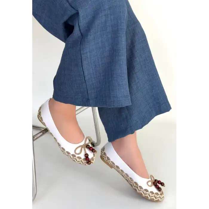 ILWE BEYAZ CİLT BABET AYAKKABI