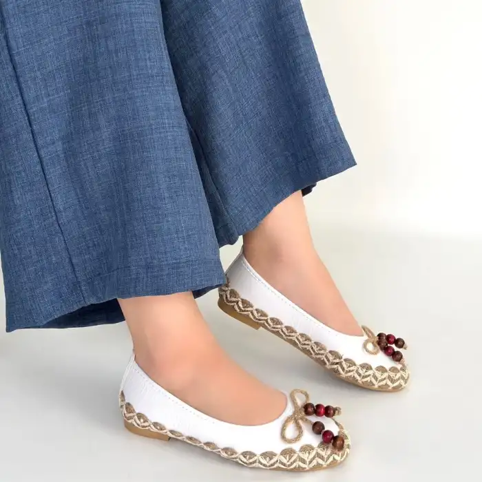 ILWE BEYAZ CİLT BABET AYAKKABI