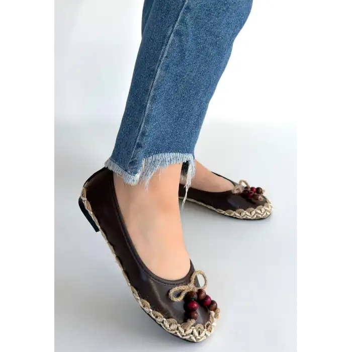 ILWE KAHVERENGİ CİLT BABET AYAKKABI