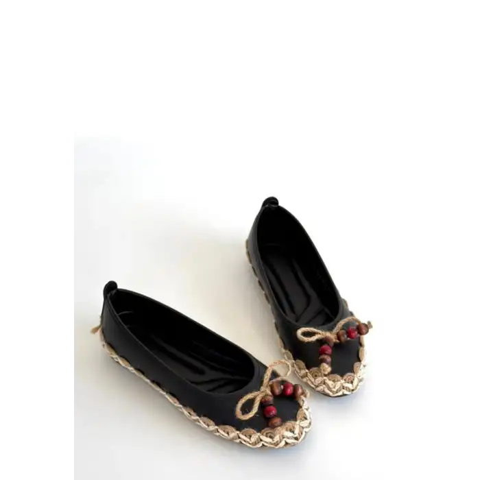 ILWE SİYAH CİLT BABET AYAKKABI